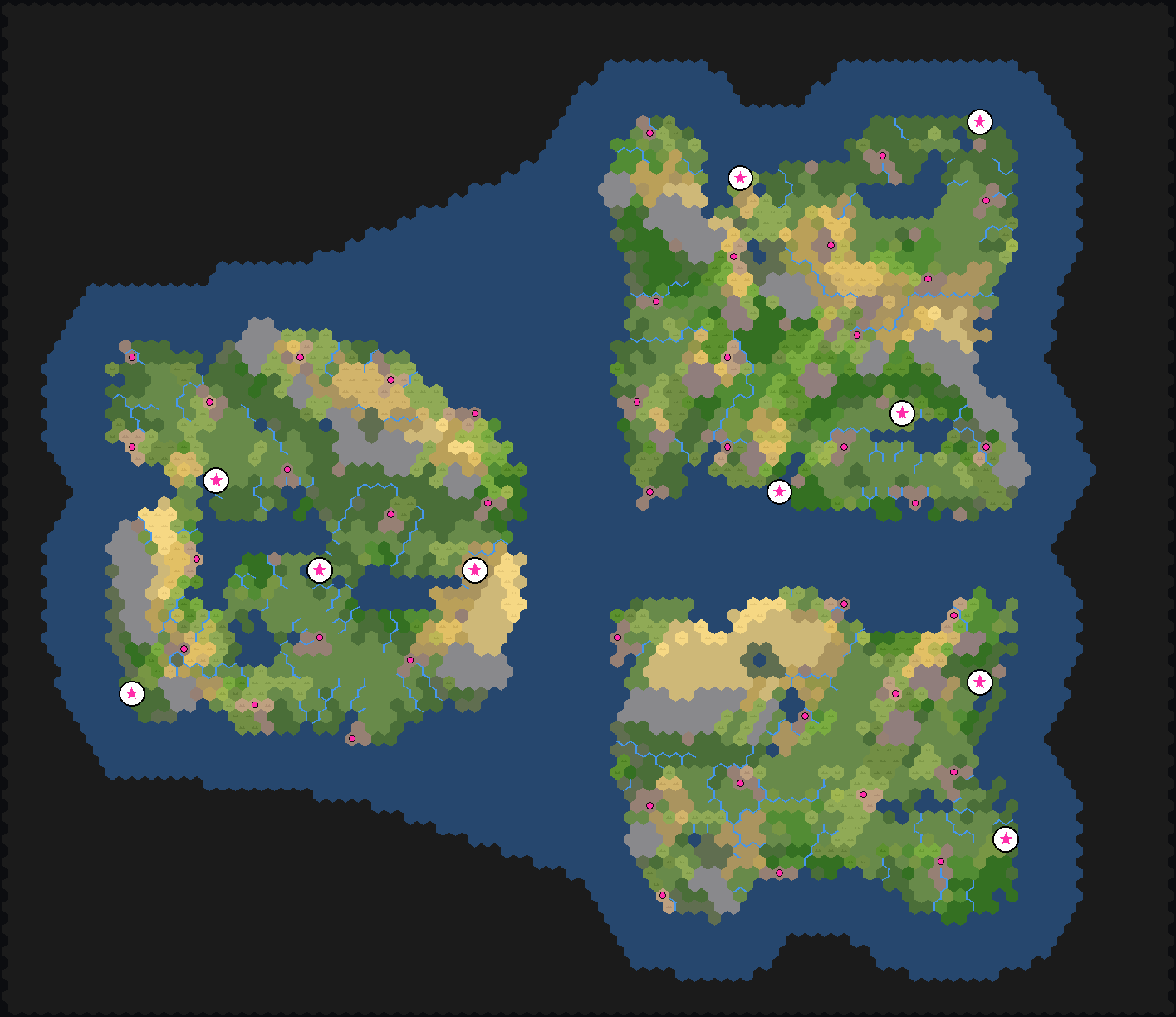 Multiple Continents sample