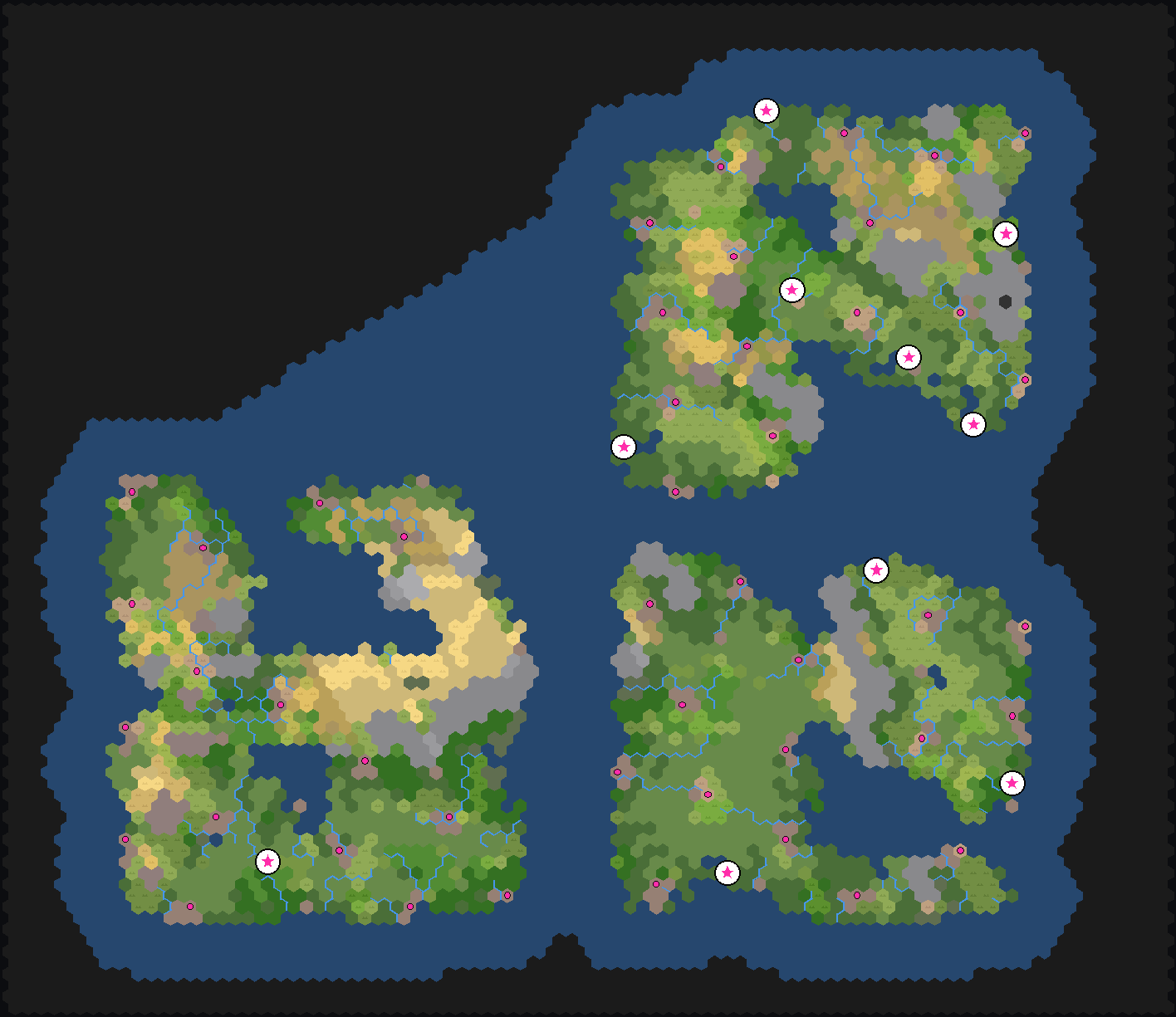 Multiple Continents sample
