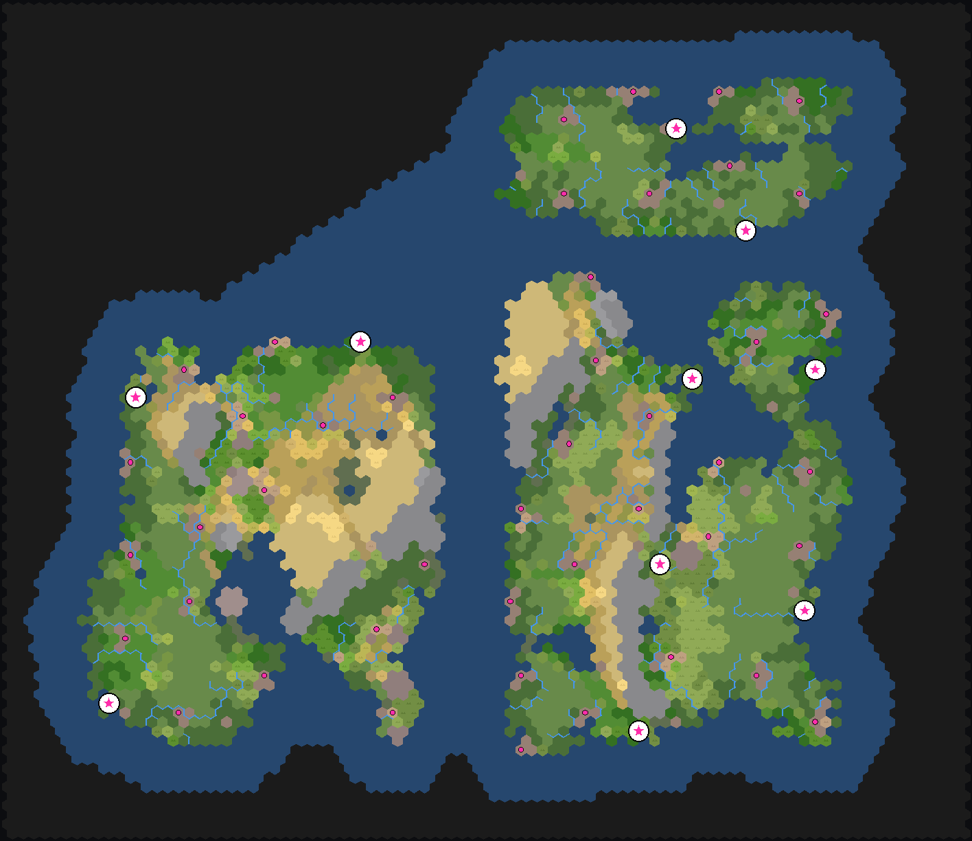 Multiple Continents sample