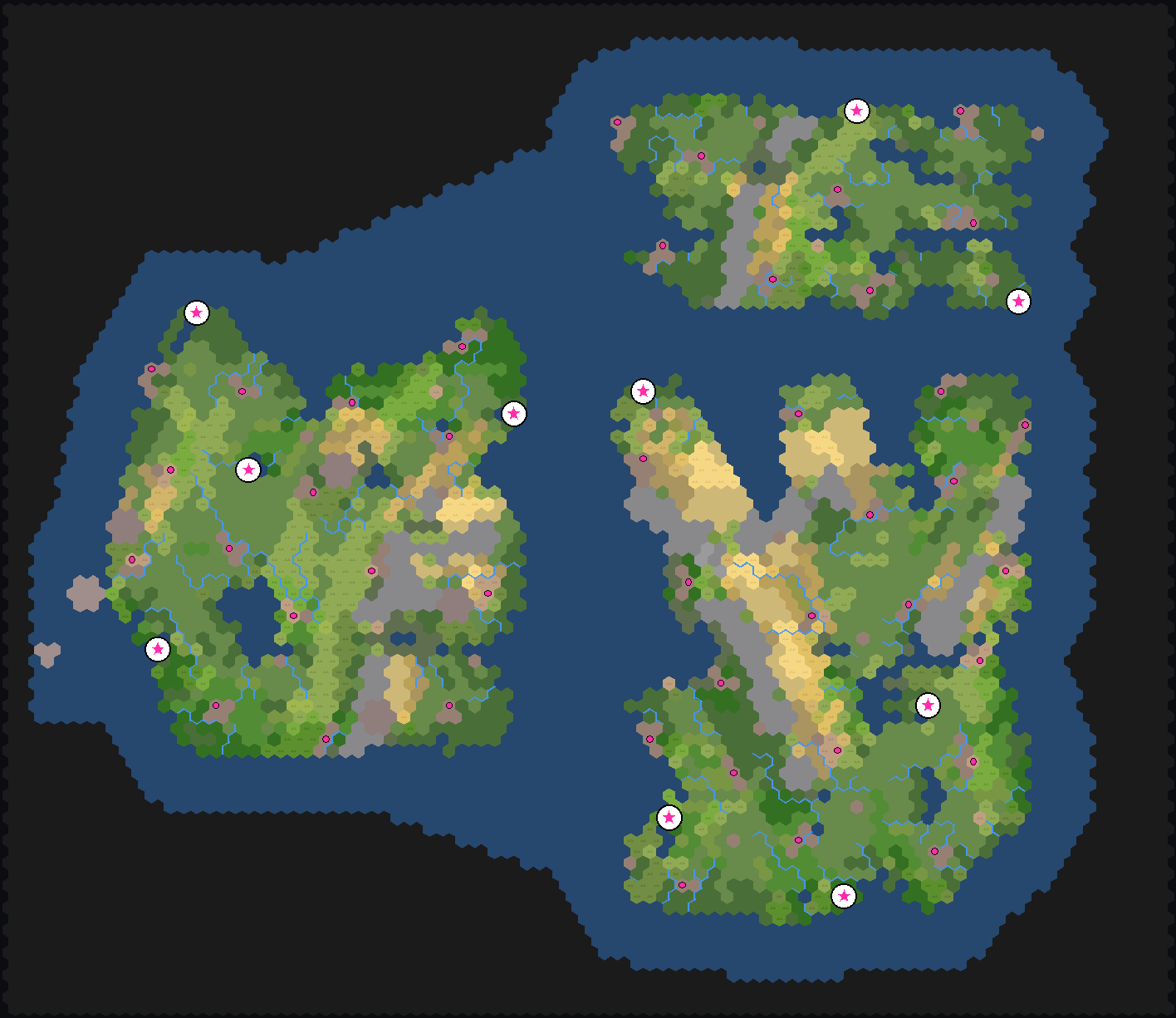 Multiple Continents sample