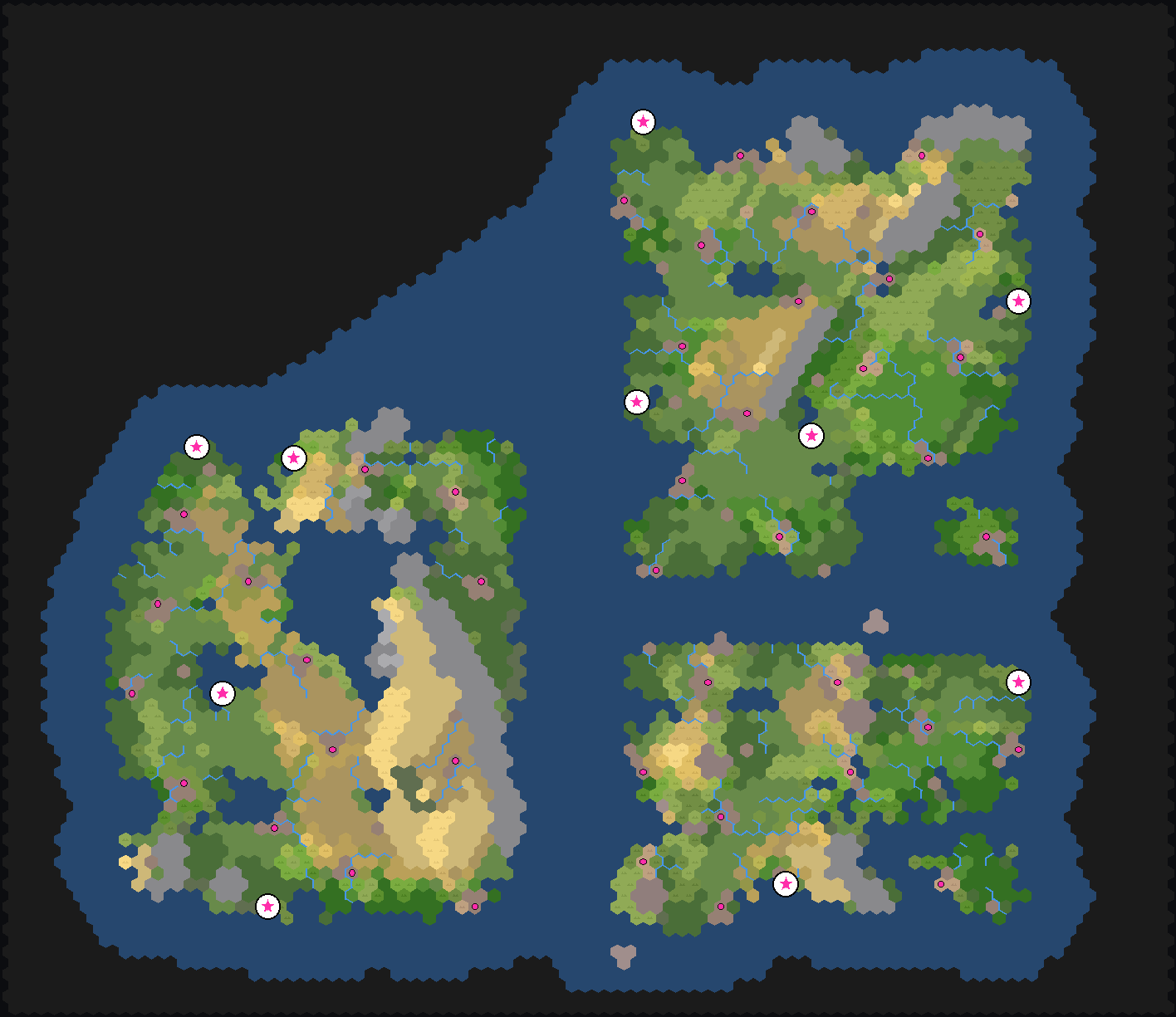 Multiple Continents sample