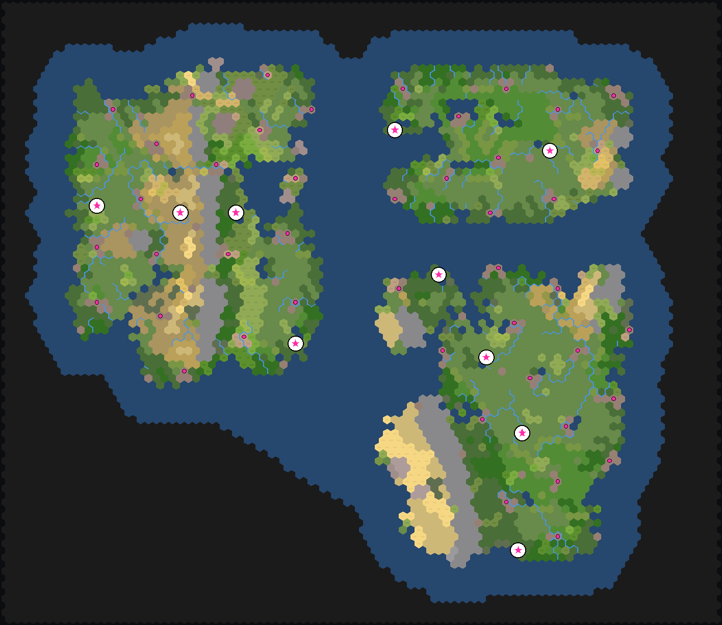 Multiple Continents sample