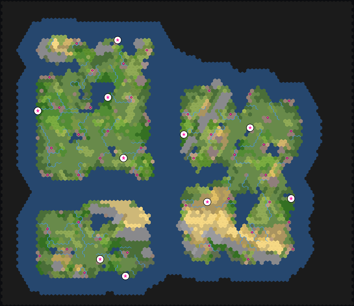 Multiple Continents sample