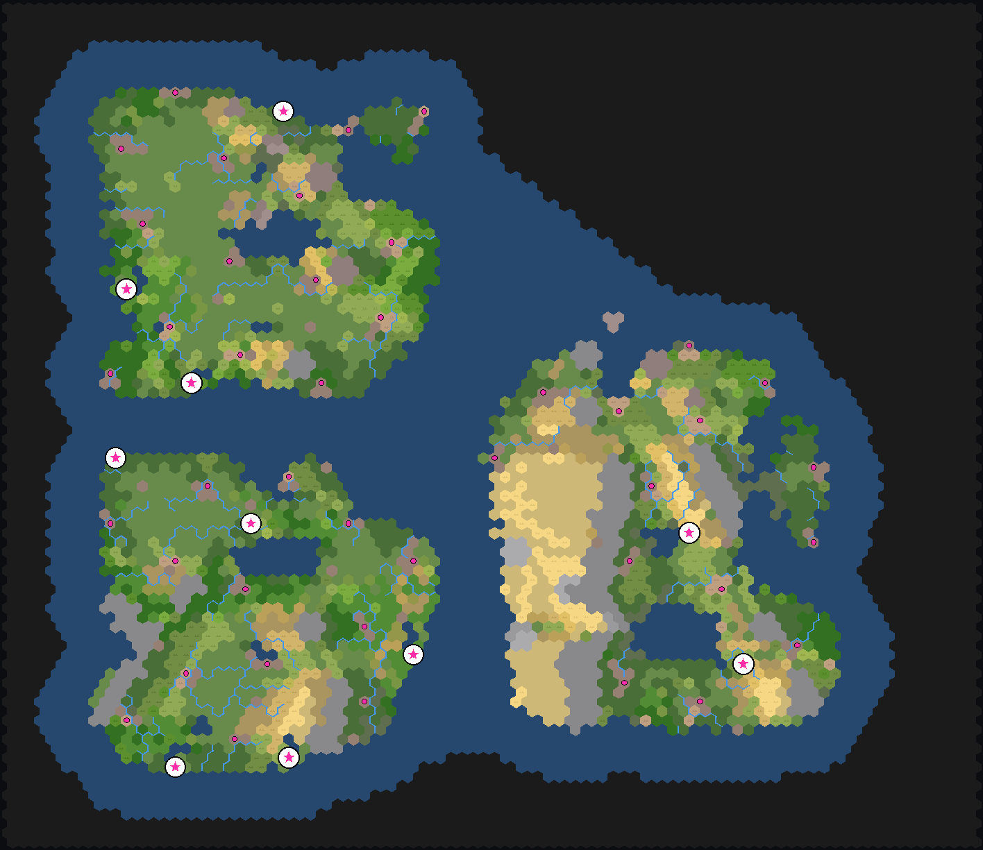 Multiple Continents sample