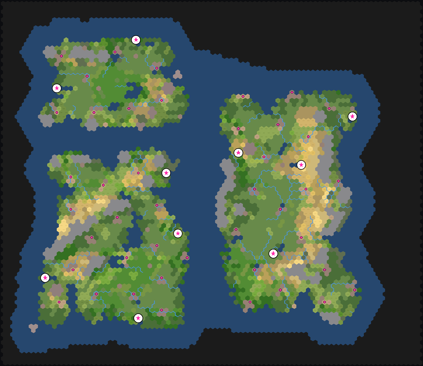 Multiple Continents sample