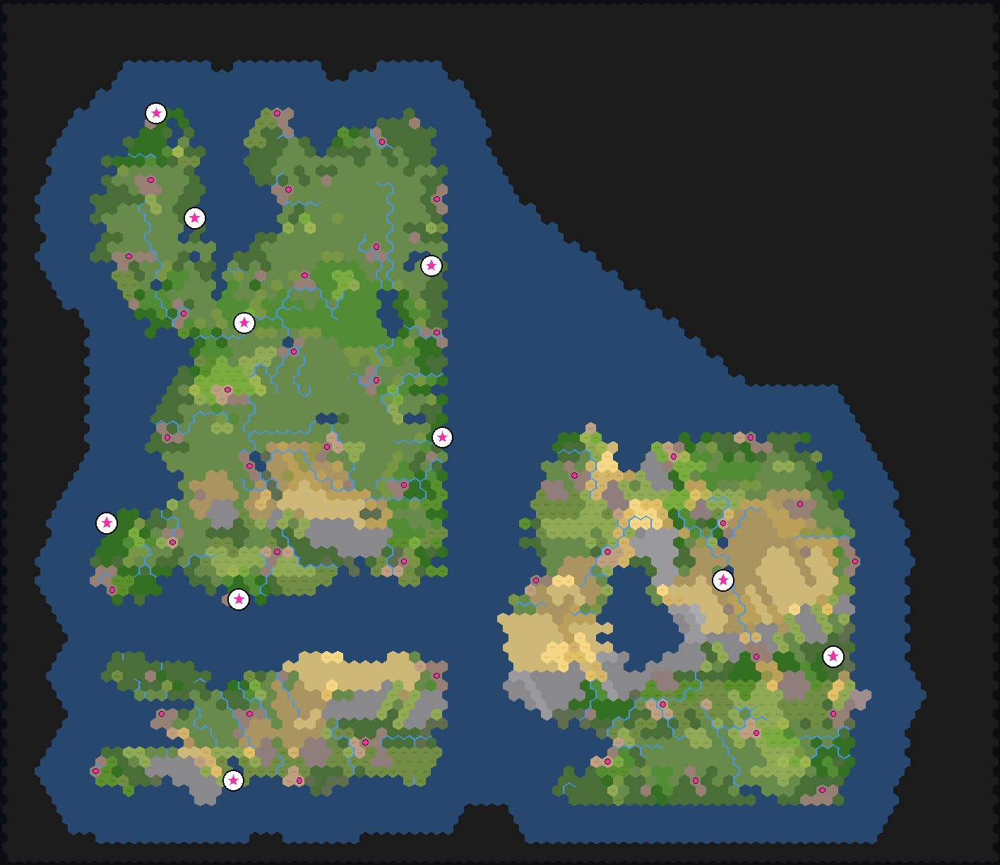 Multiple Continents sample
