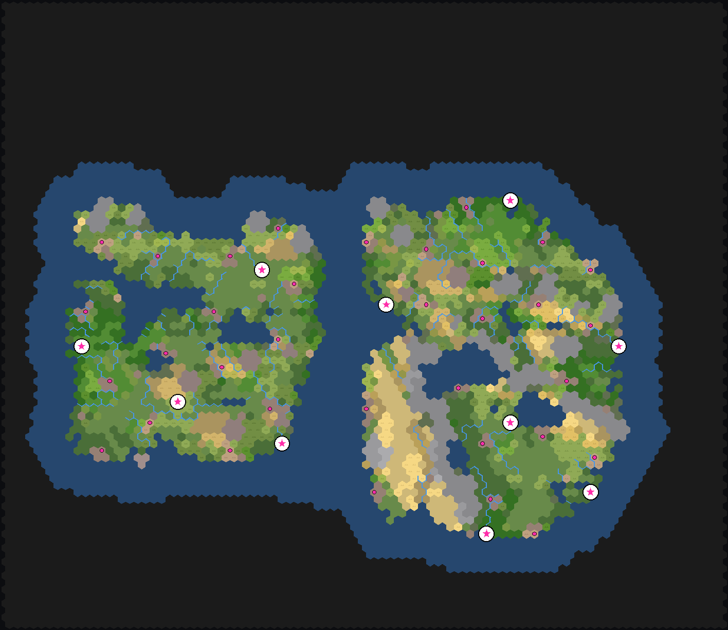 Multiple Continents sample