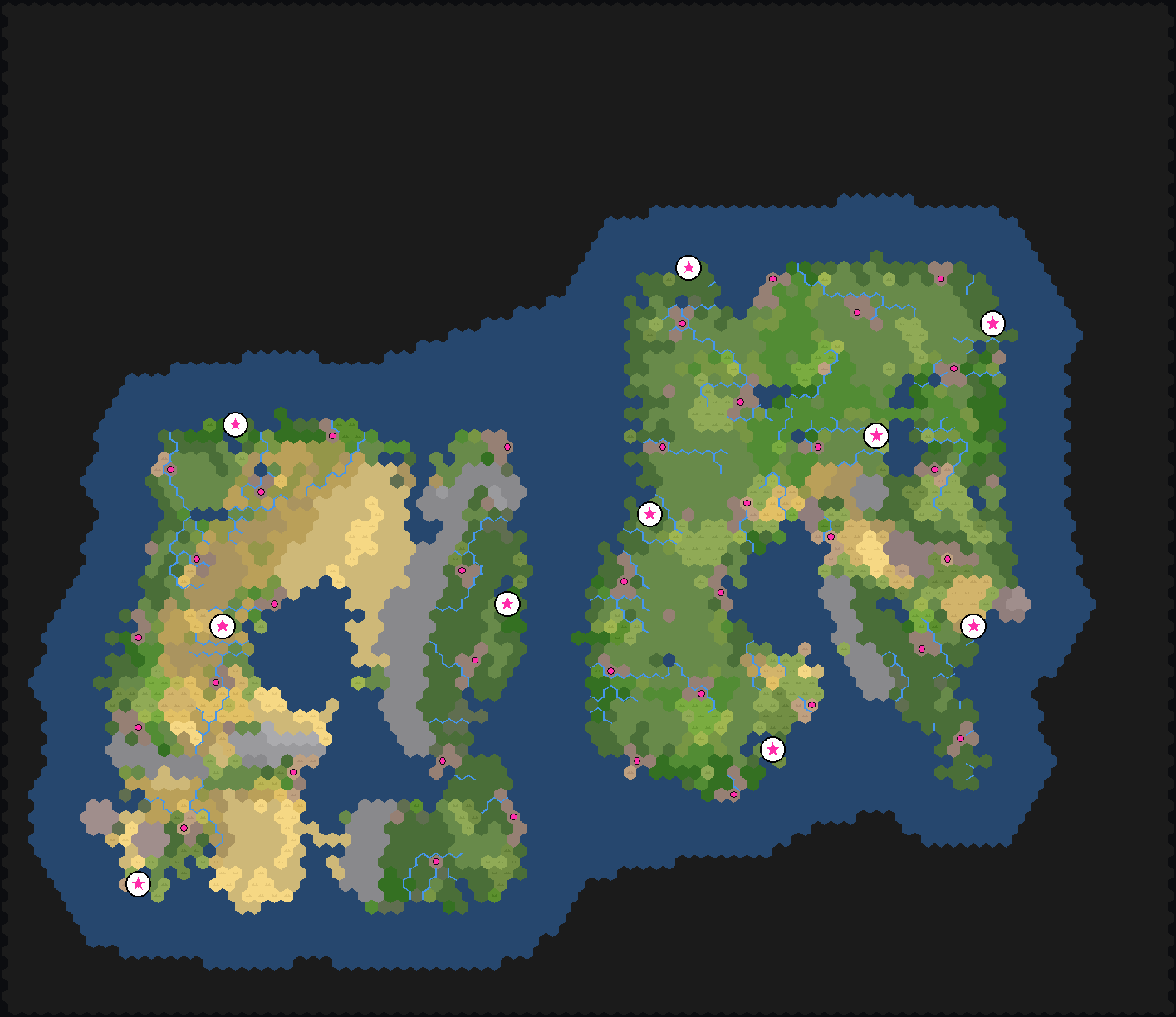 Multiple Continents sample