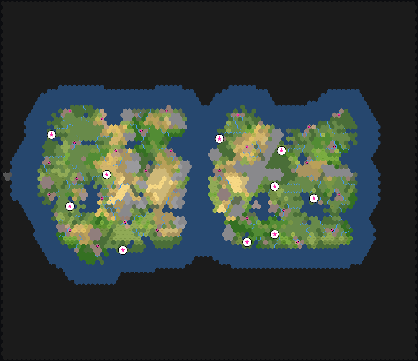 Multiple Continents sample