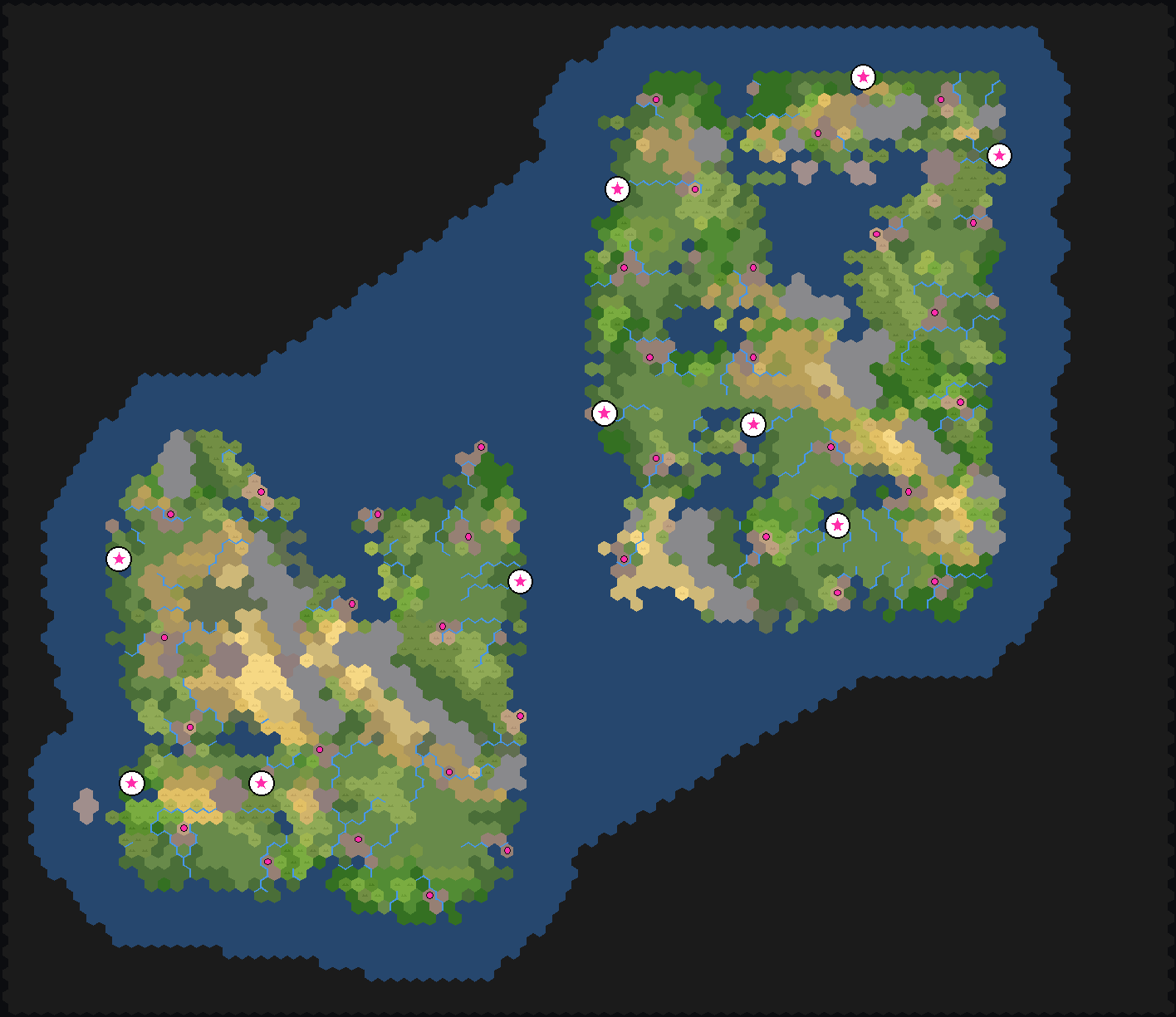 Multiple Continents sample
