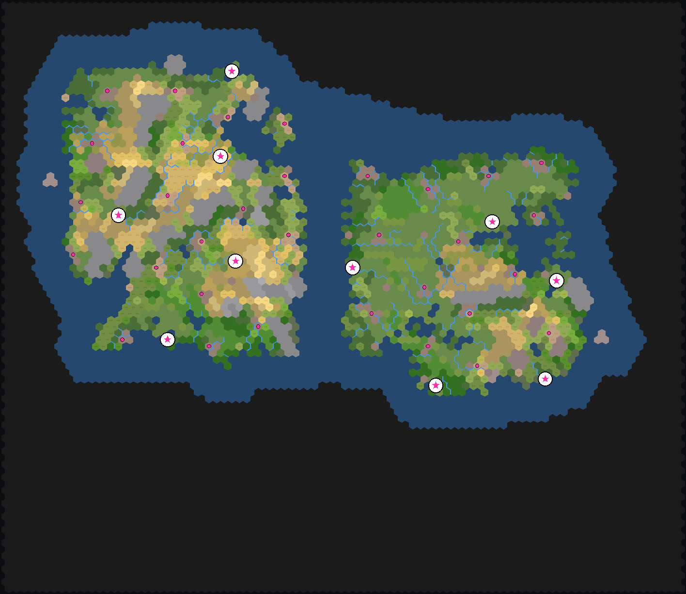 Multiple Continents sample