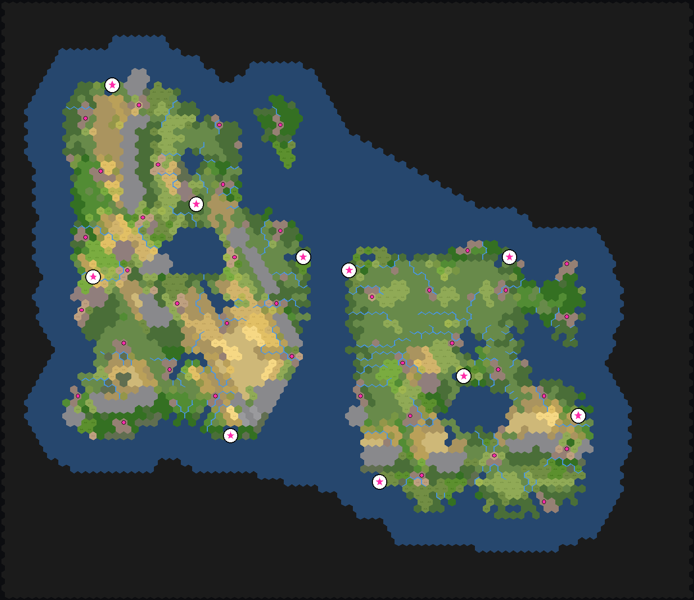 Multiple Continents sample
