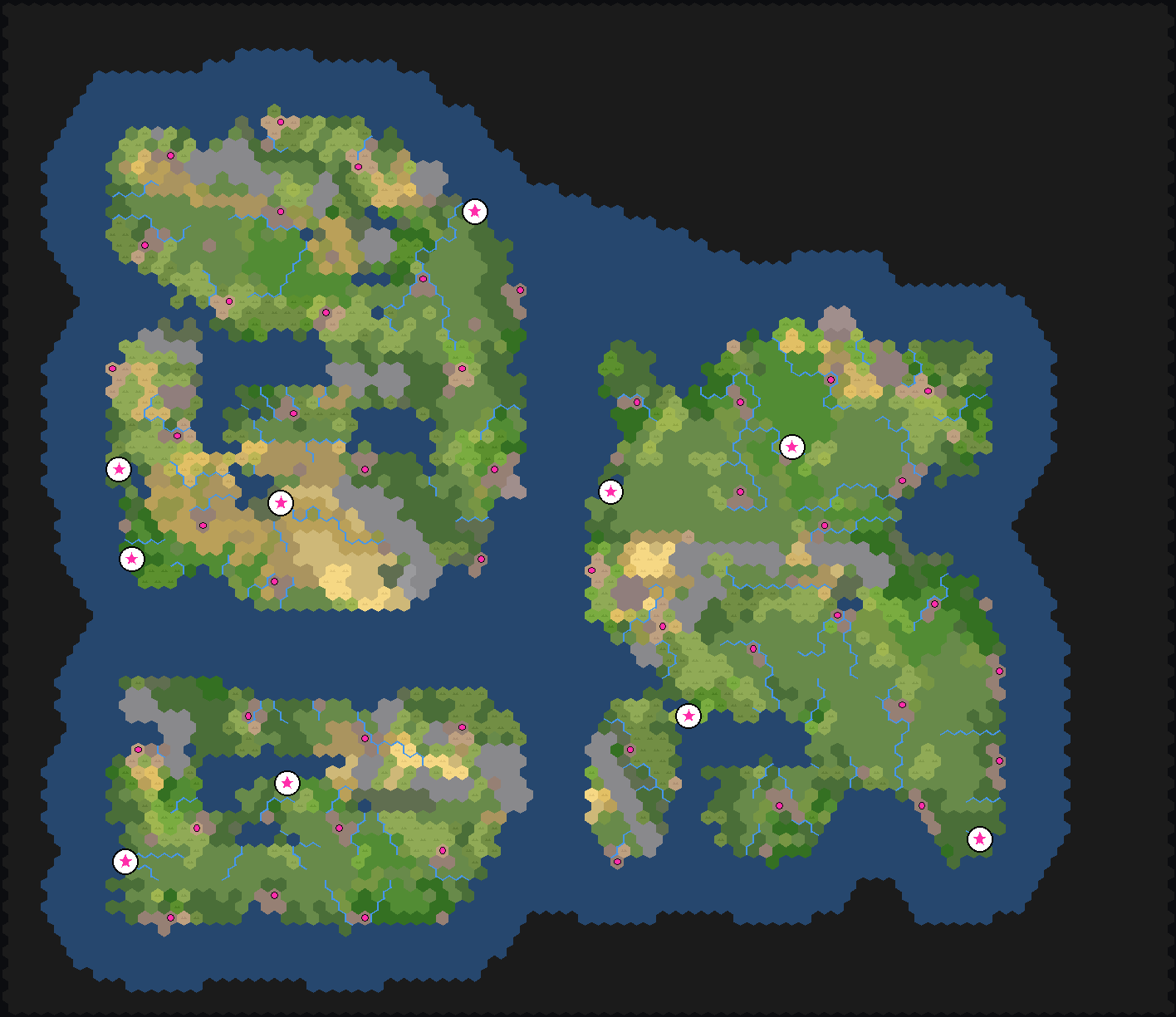 Multiple Continents sample