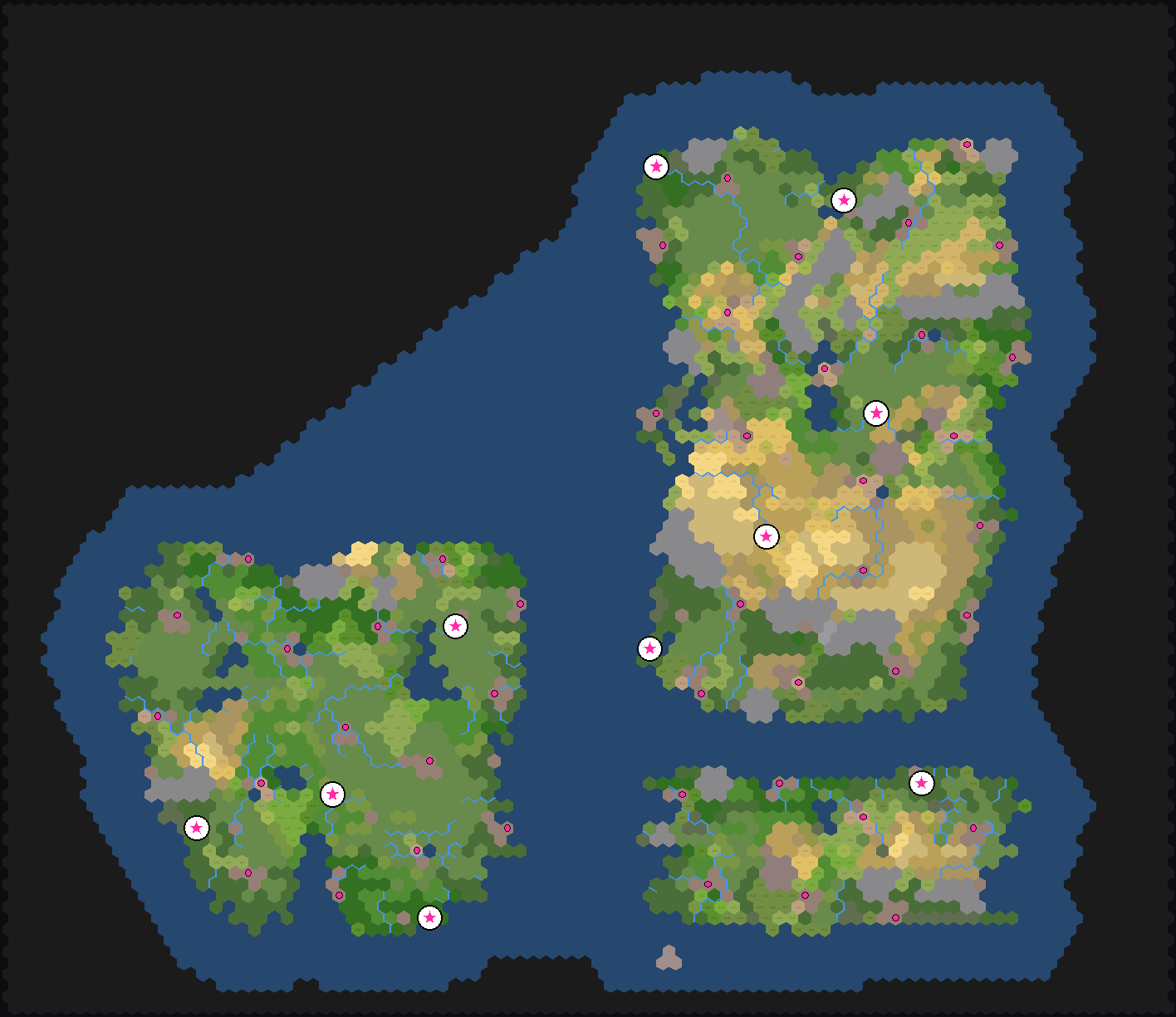 Multiple Continents sample