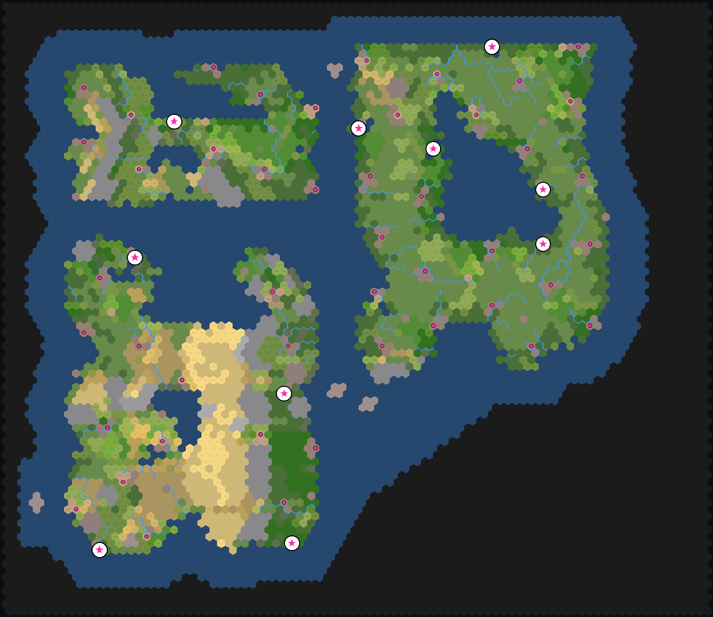 Multiple Continents sample