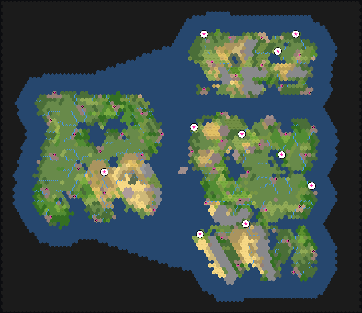 Multiple Continents sample
