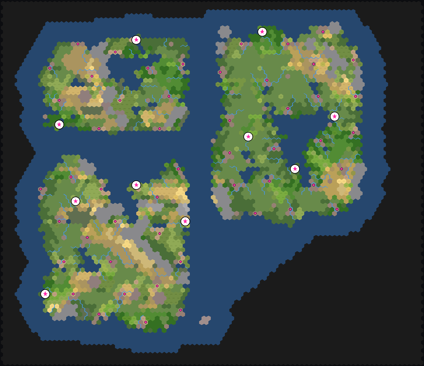 Multiple Continents sample