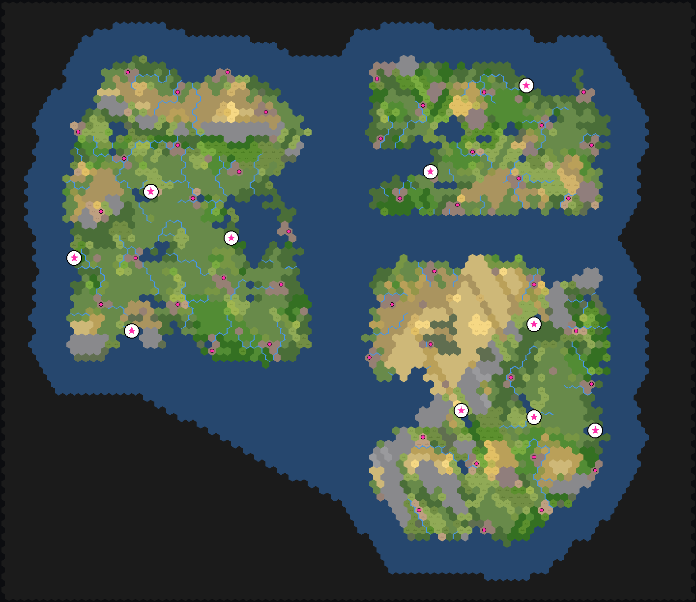 Multiple Continents sample