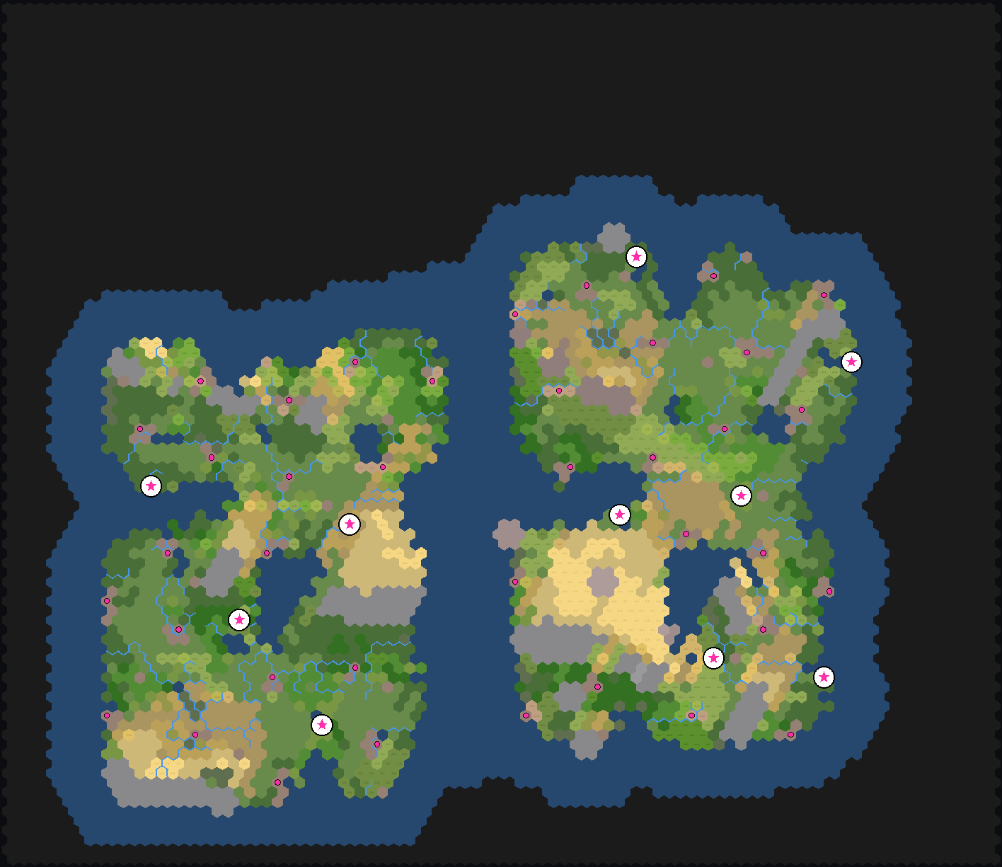 Multiple Continents sample