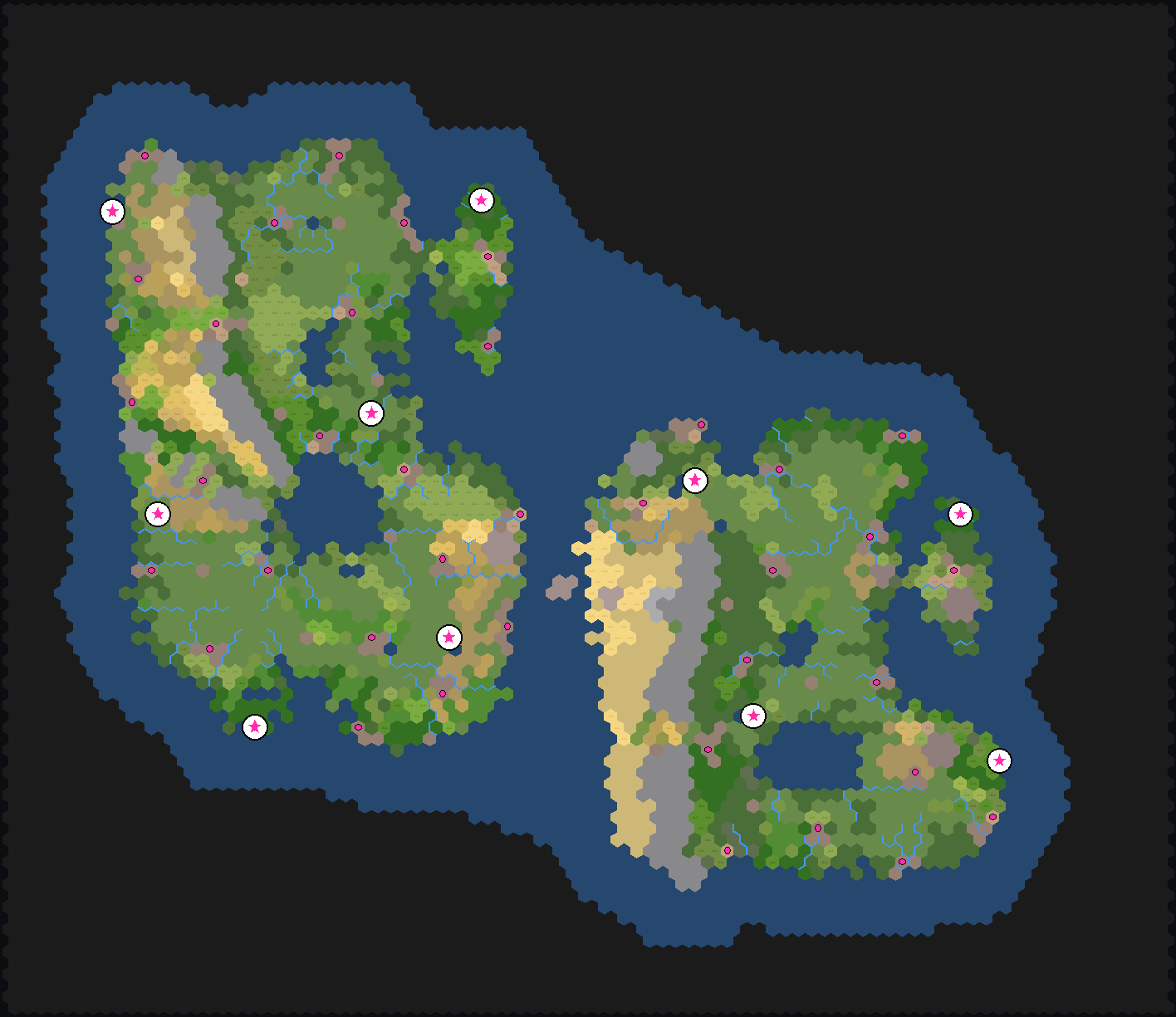 Multiple Continents sample