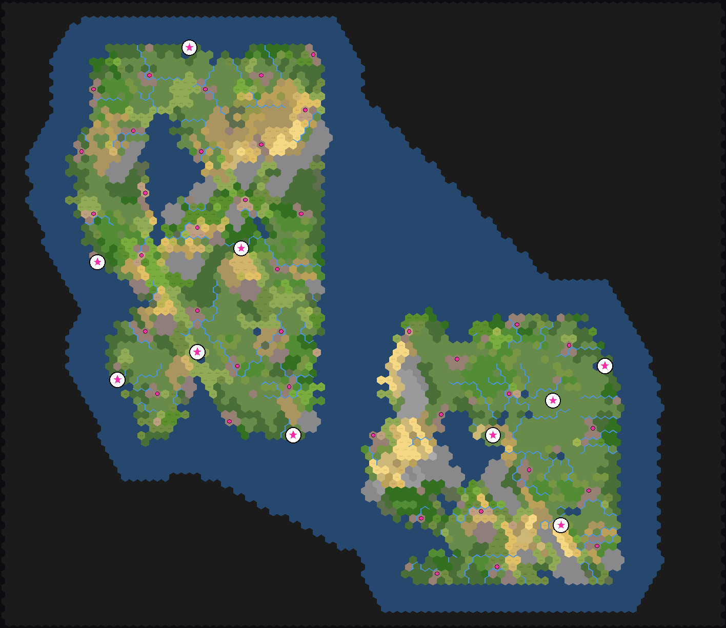 Multiple Continents sample