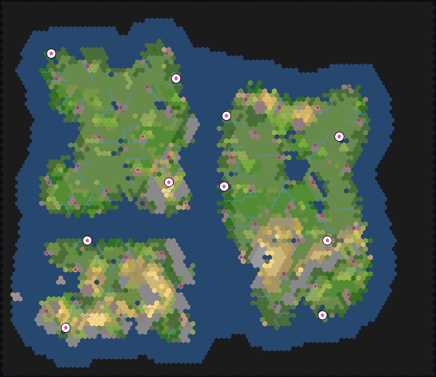 Multiple Continents sample