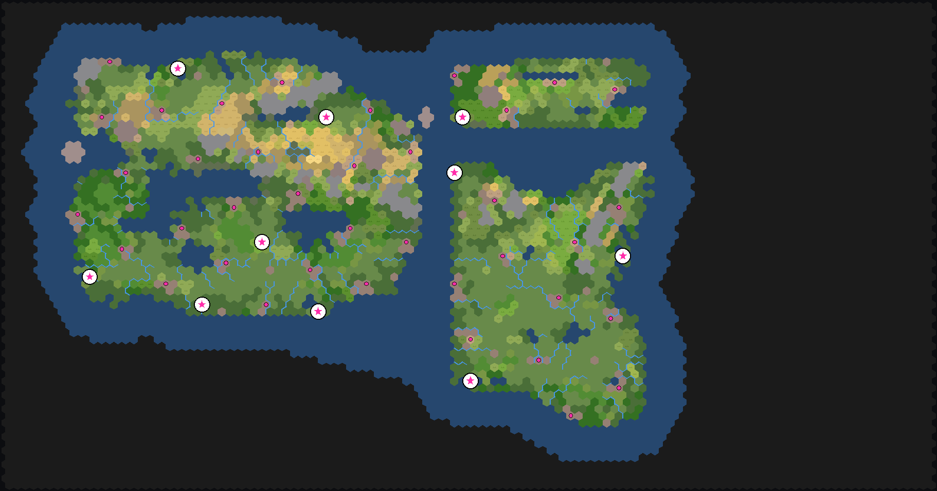 Multiple Continents sample