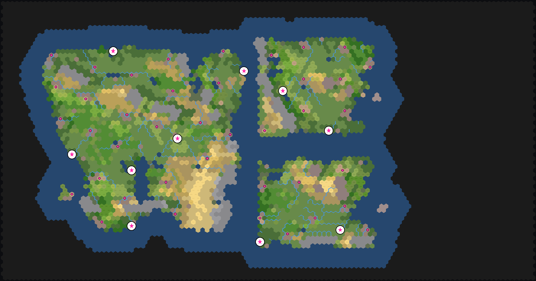 Multiple Continents sample