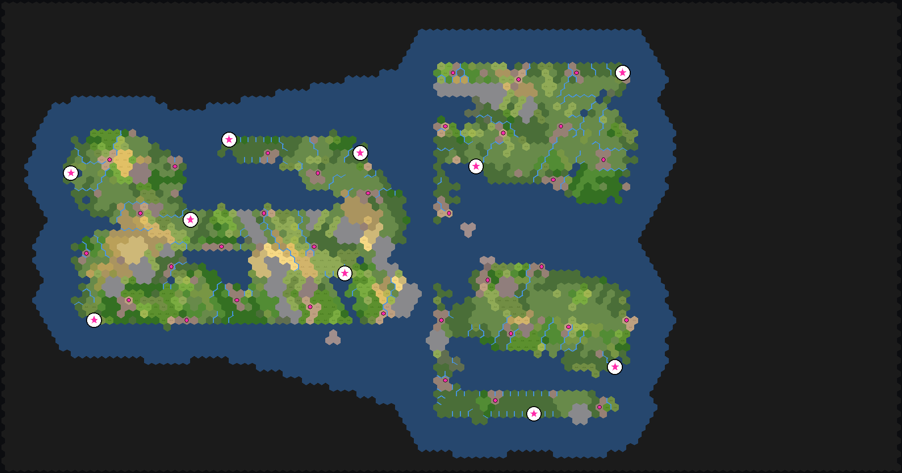 Multiple Continents sample