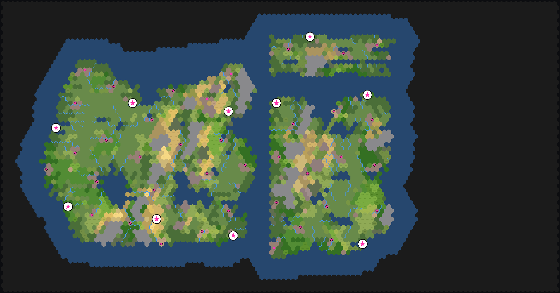 Multiple Continents sample