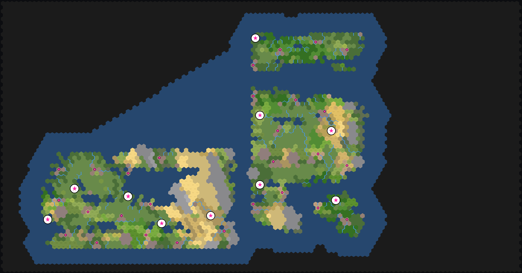 Multiple Continents sample