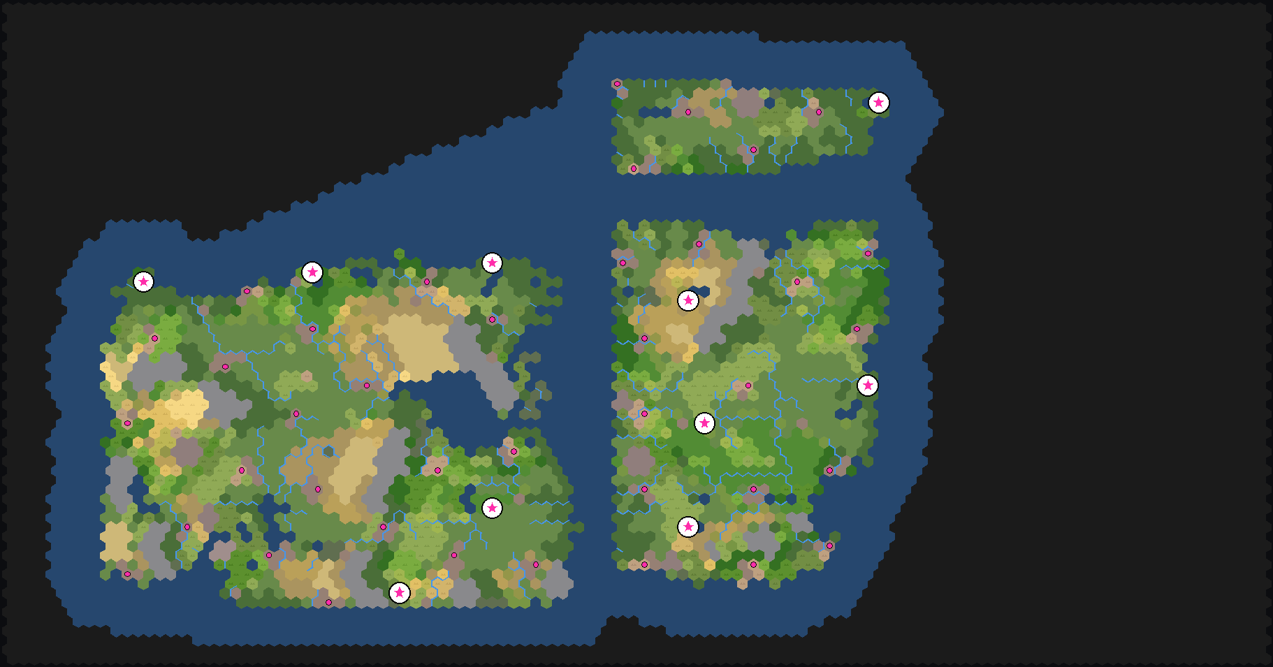 Multiple Continents sample