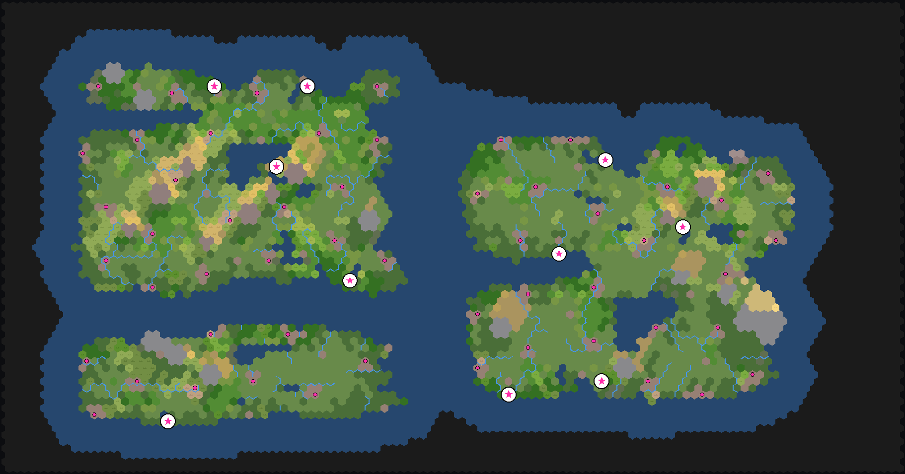 Multiple Continents sample