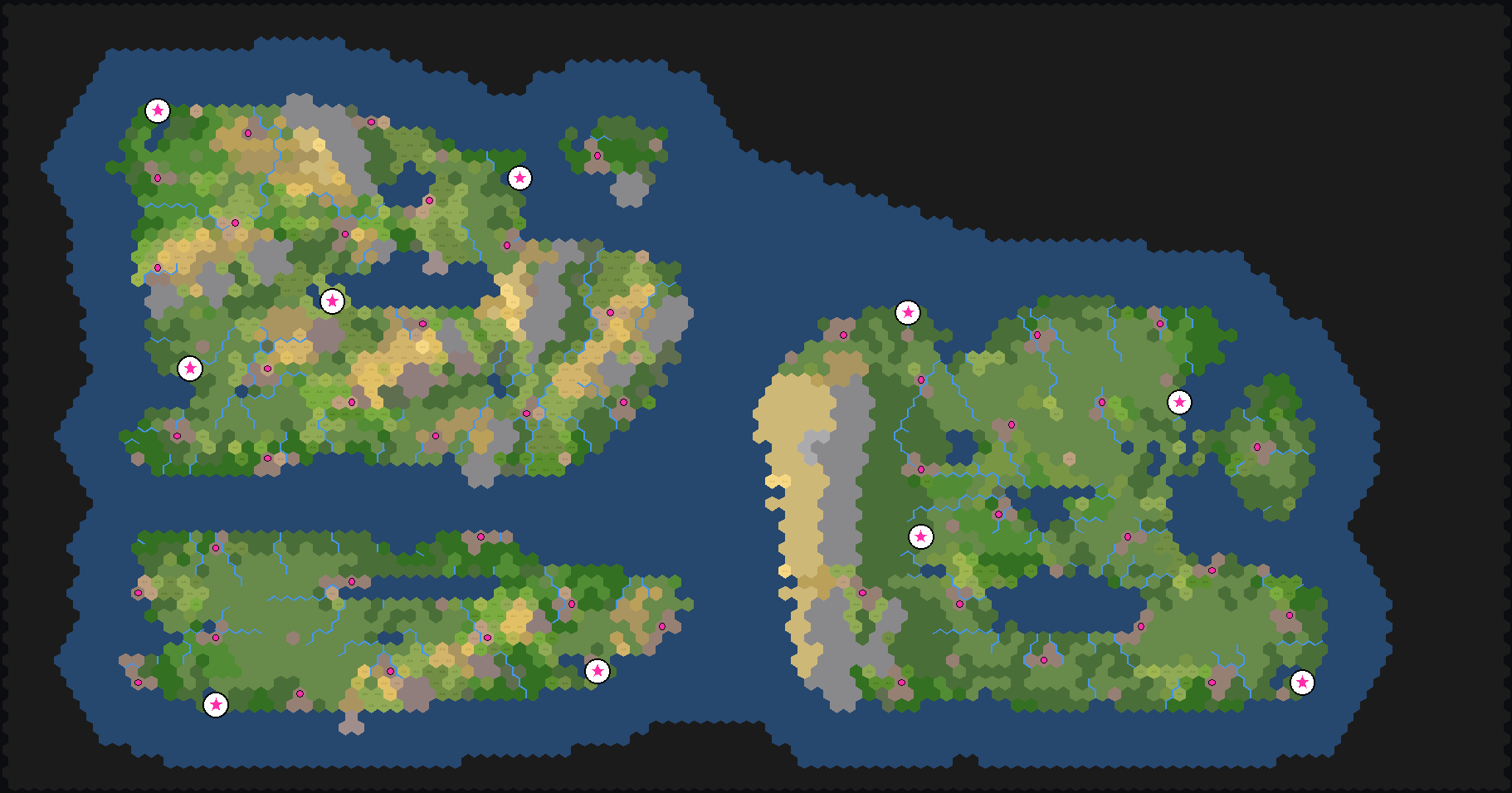 Multiple Continents sample