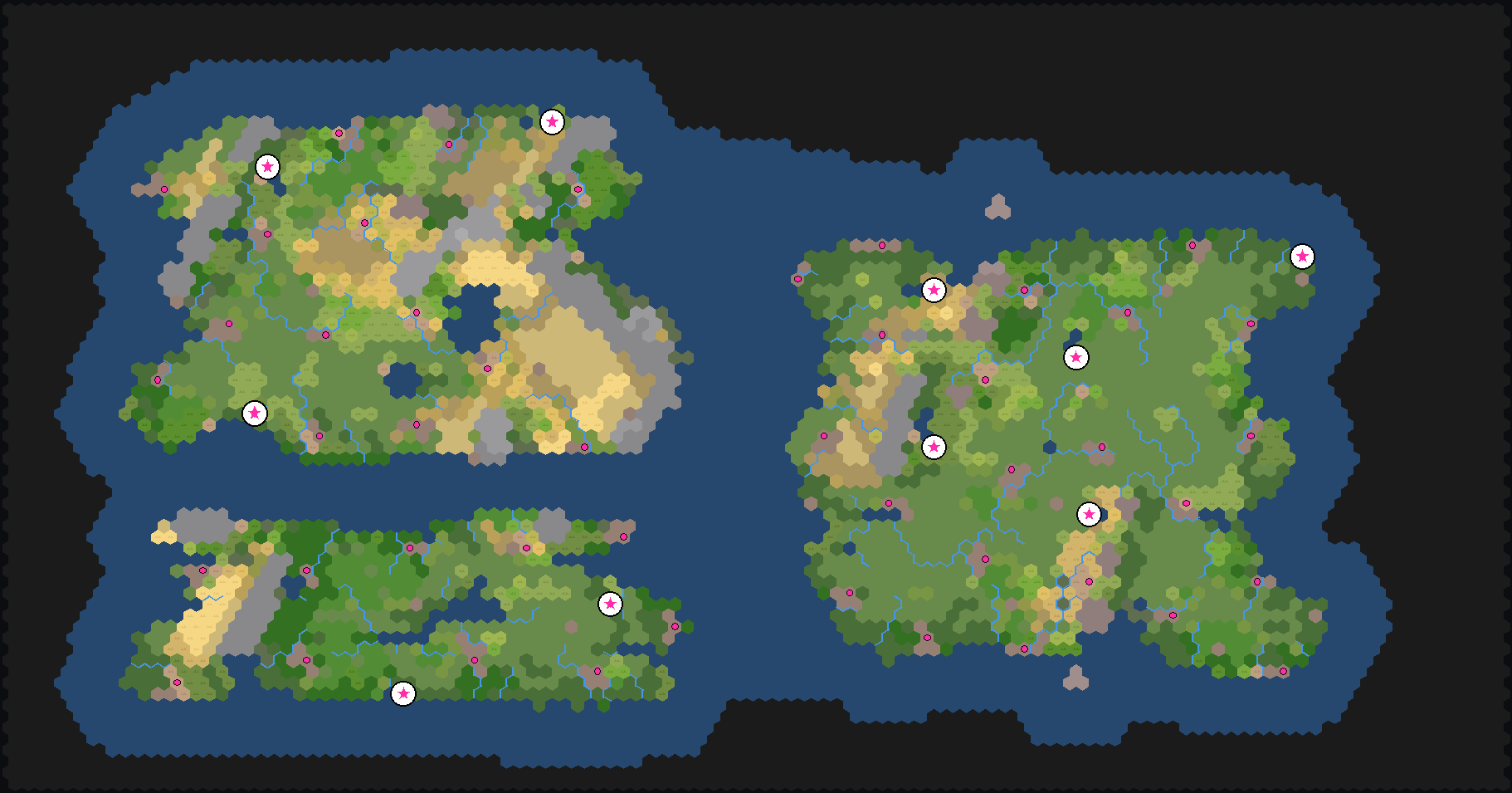 Multiple Continents sample