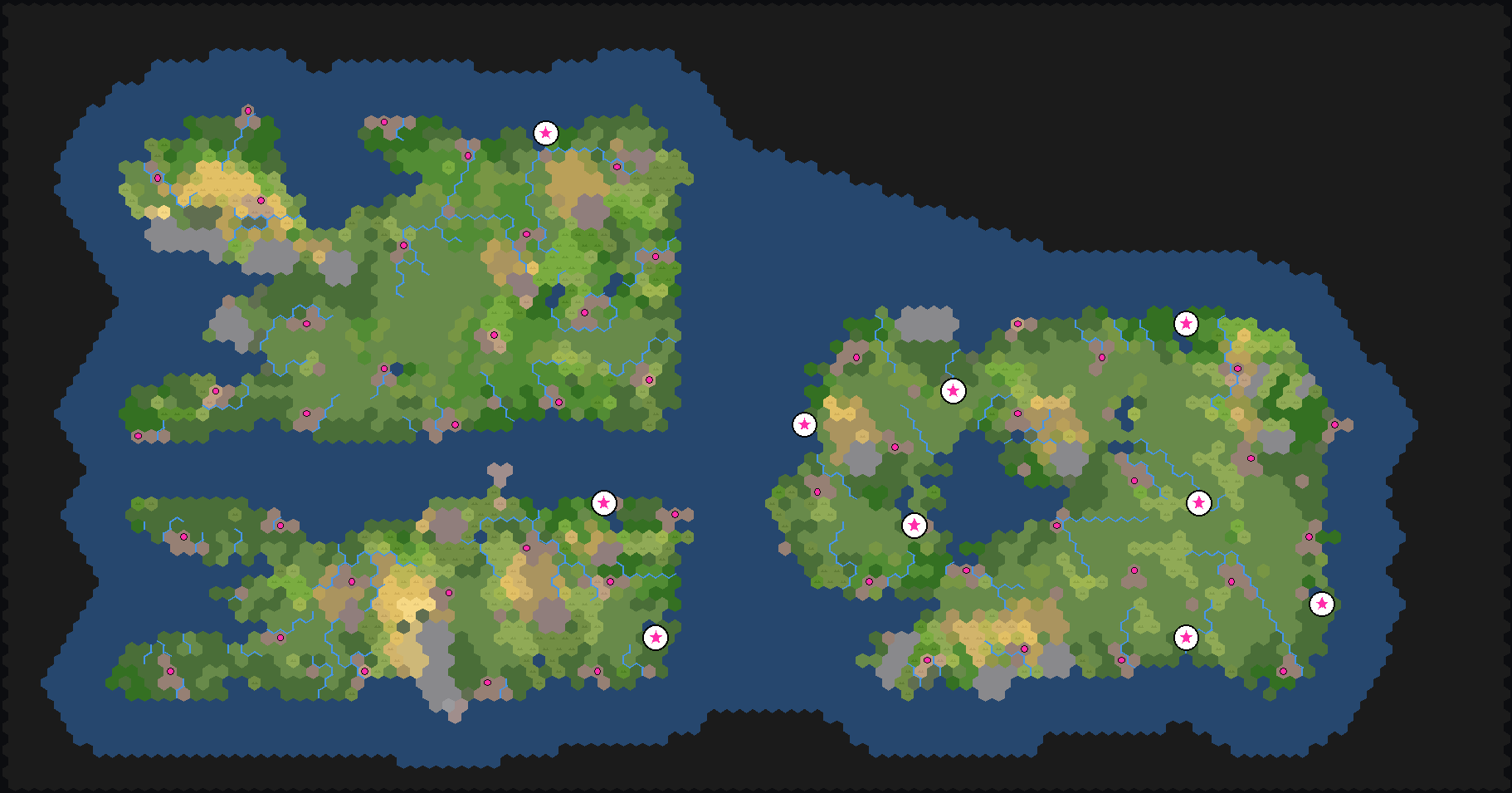 Multiple Continents sample