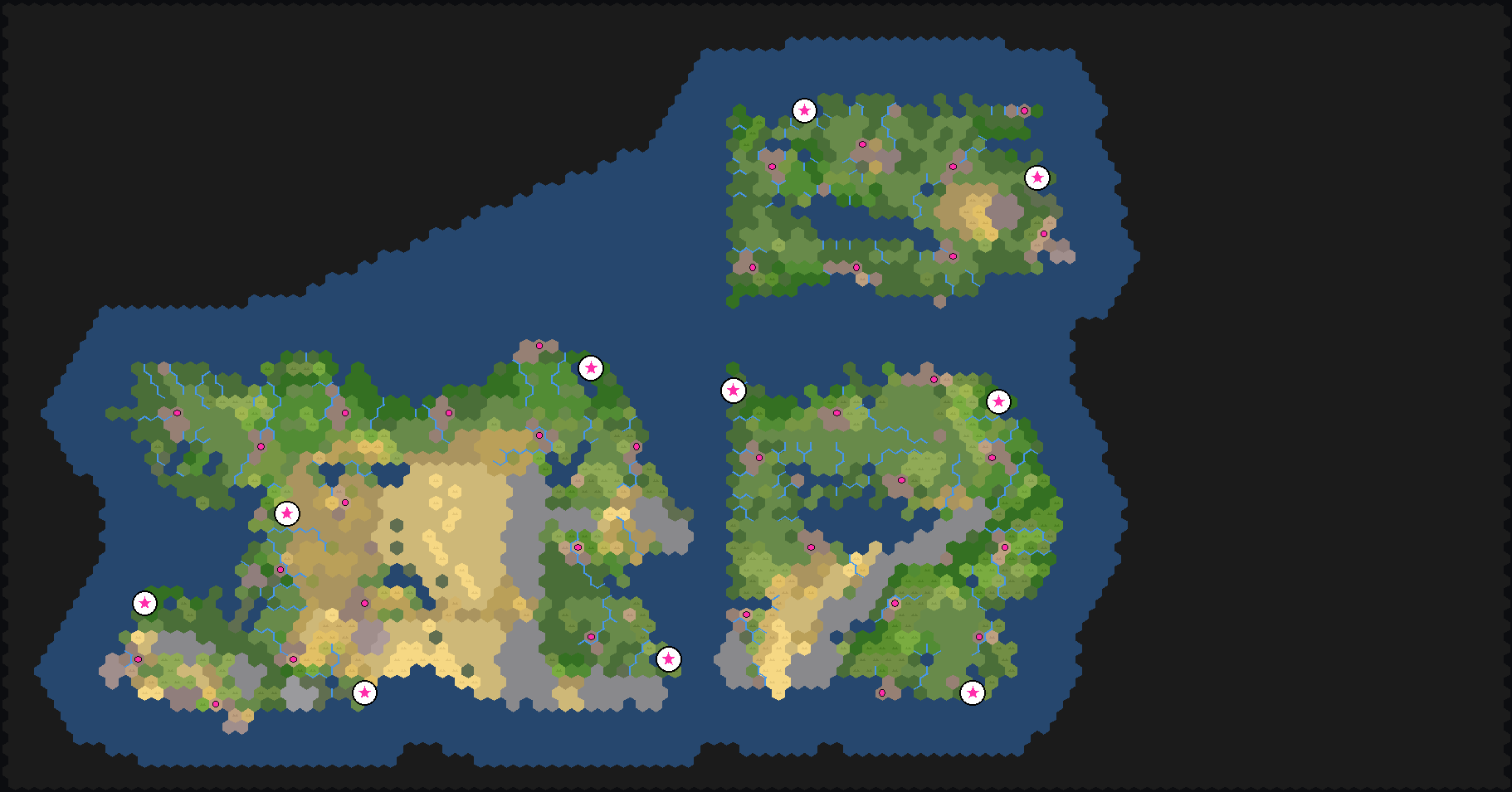Multiple Continents sample