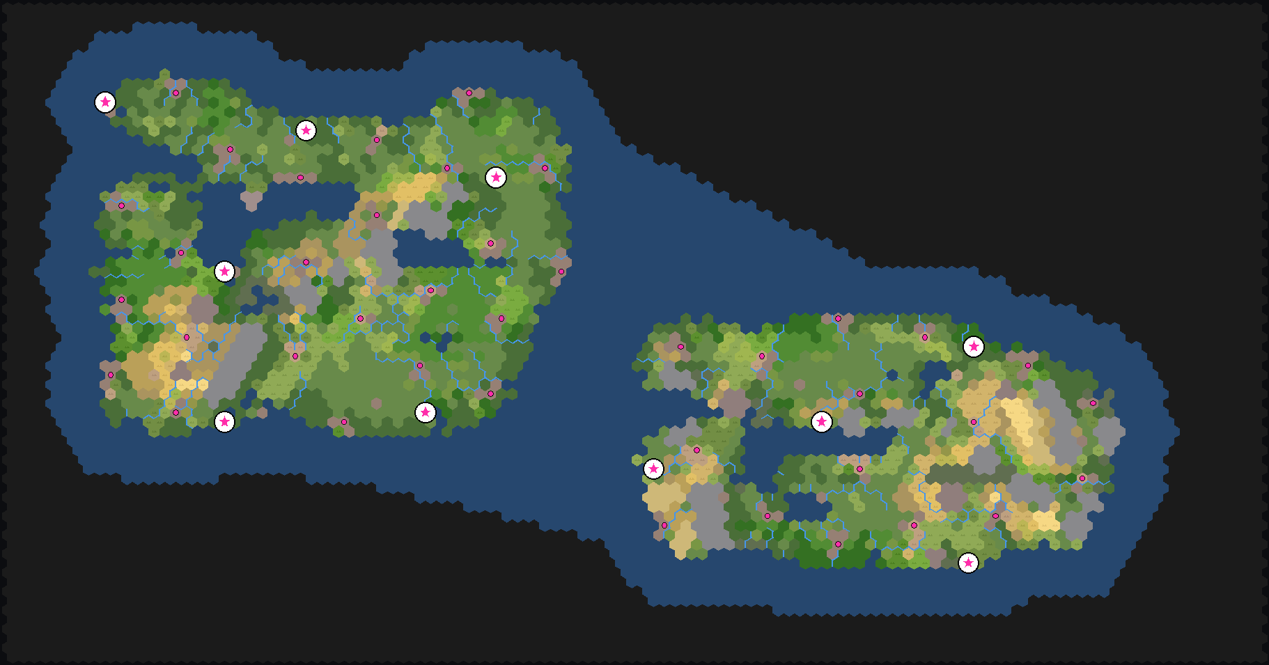 Multiple Continents sample
