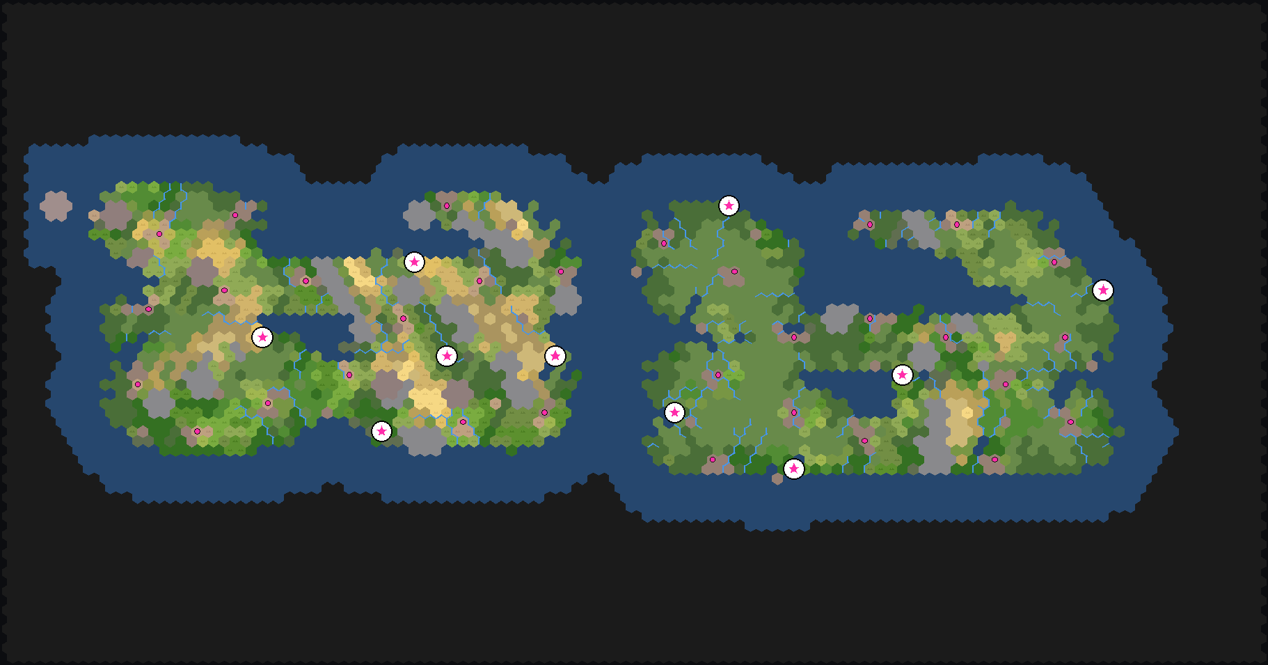 Multiple Continents sample