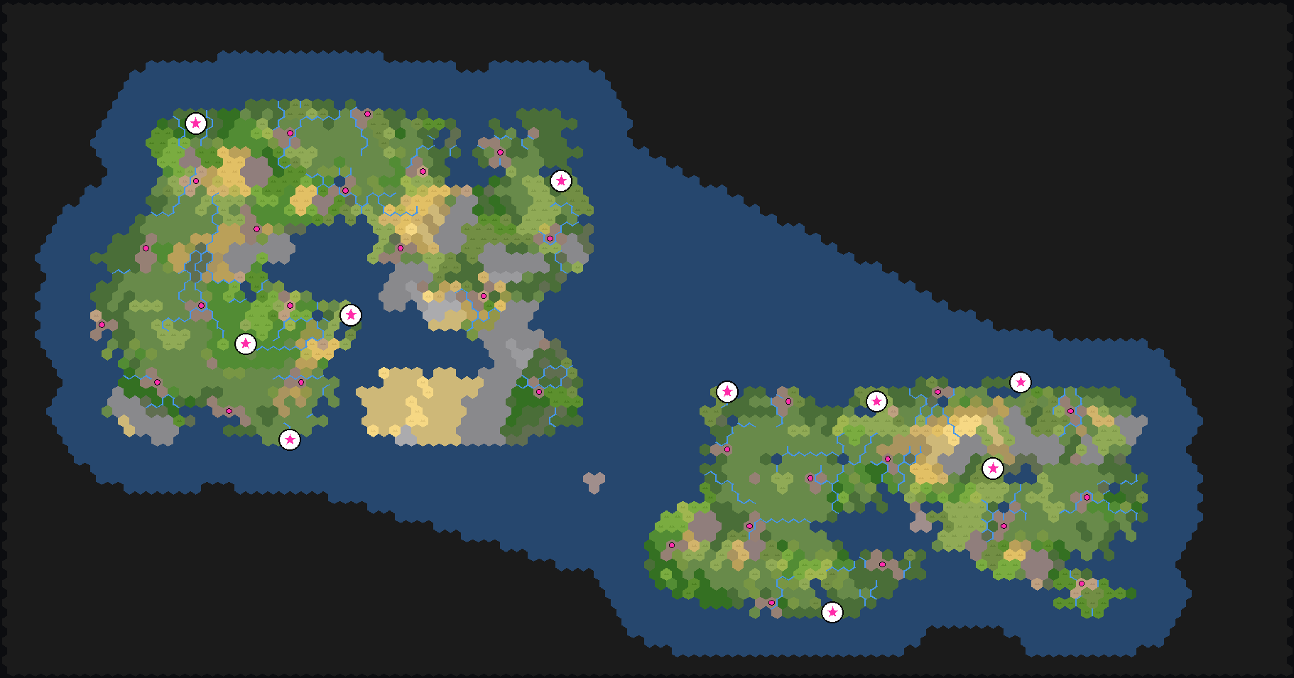Multiple Continents sample