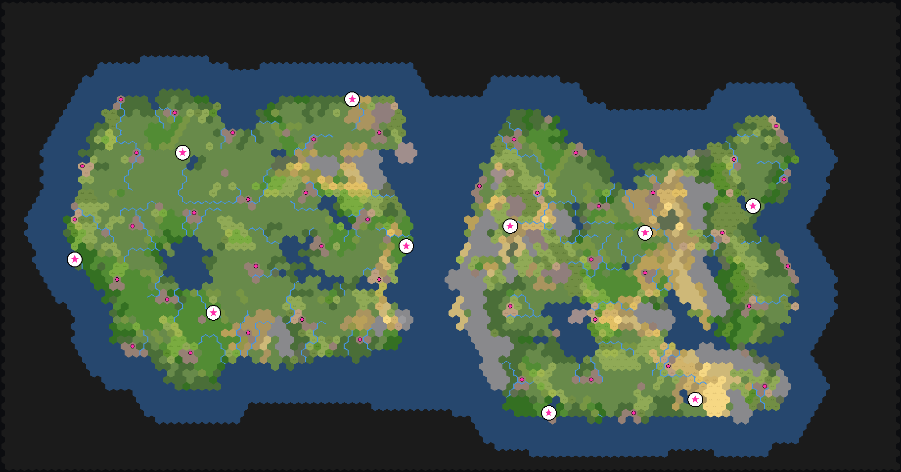 Multiple Continents sample