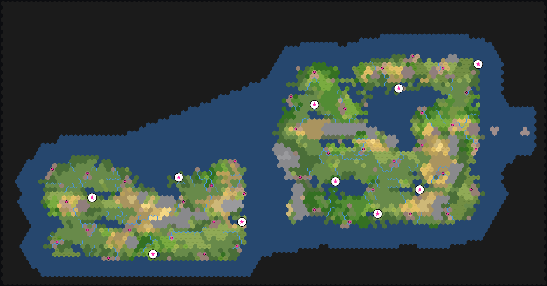 Multiple Continents sample