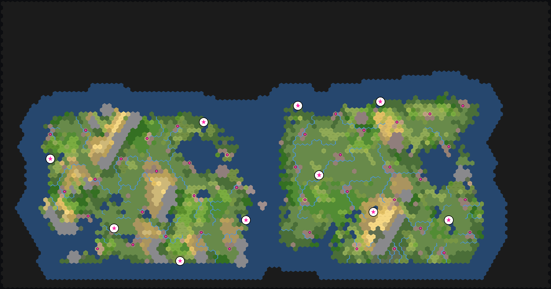Multiple Continents sample