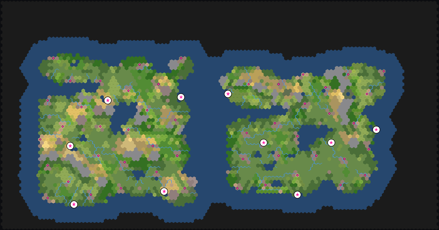 Multiple Continents sample
