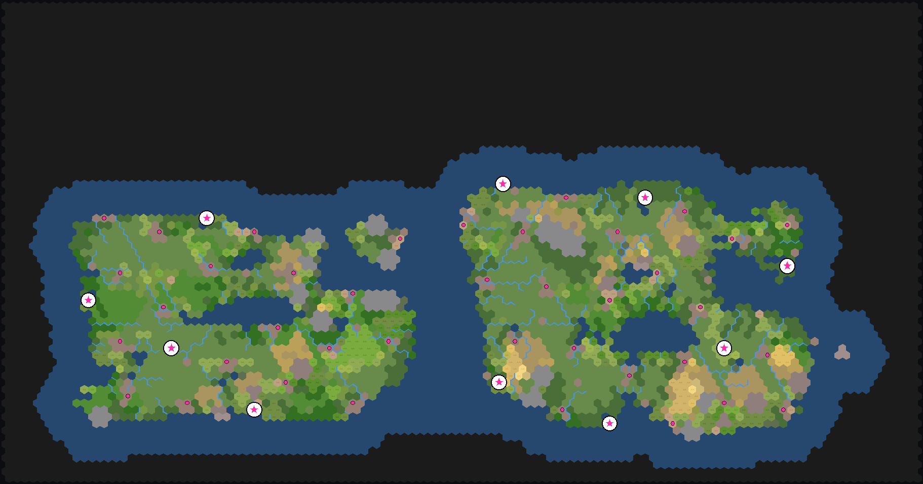 Multiple Continents sample