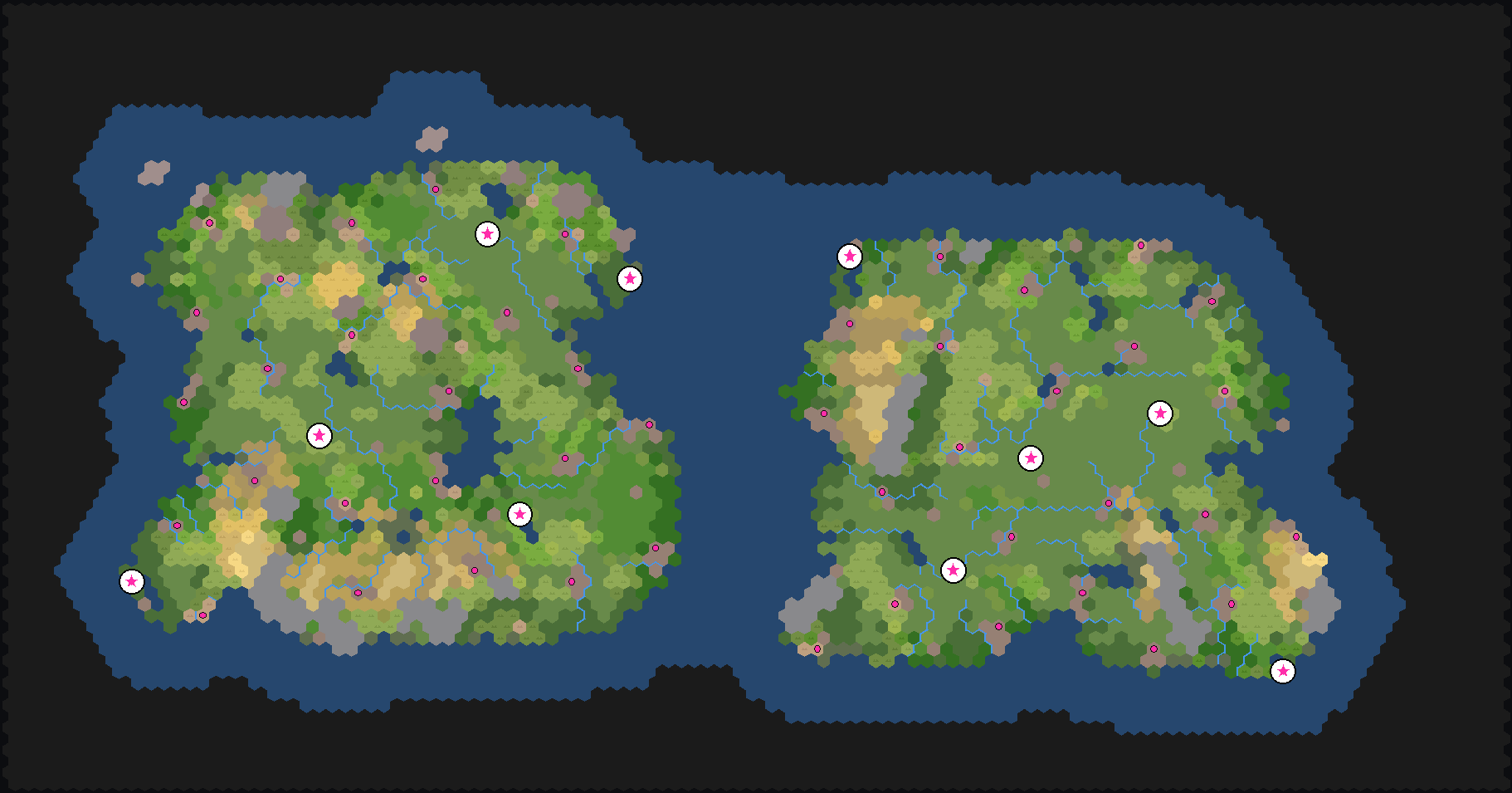 Multiple Continents sample
