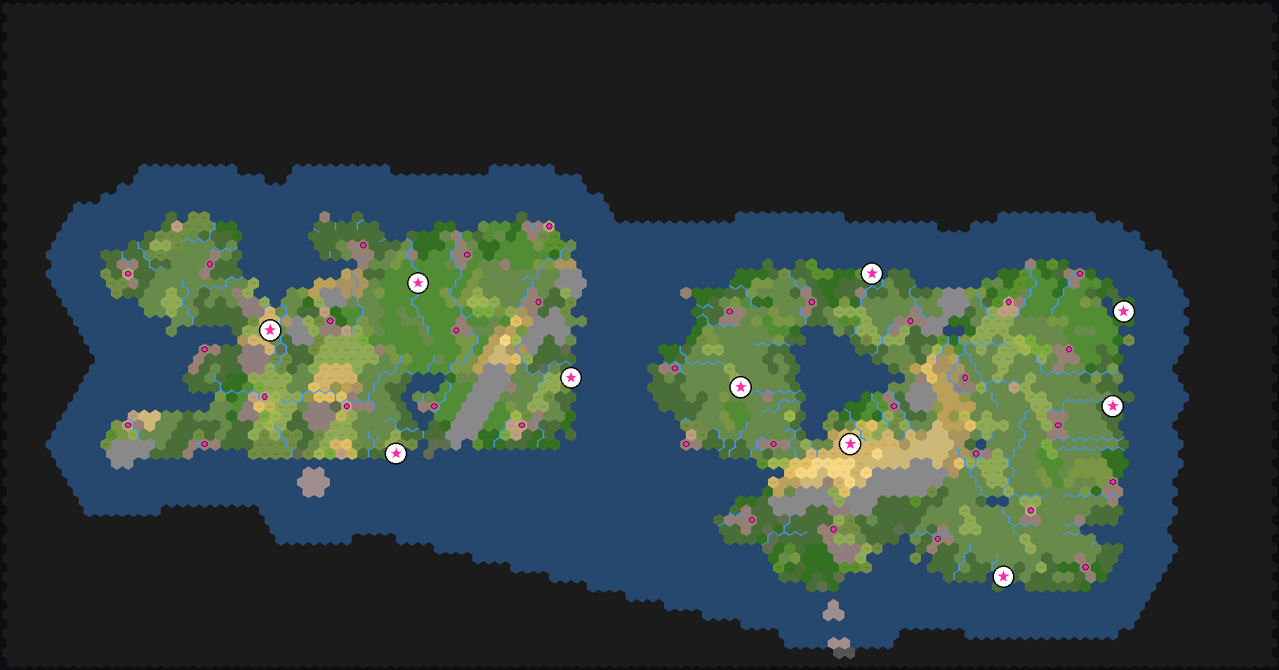 Multiple Continents sample