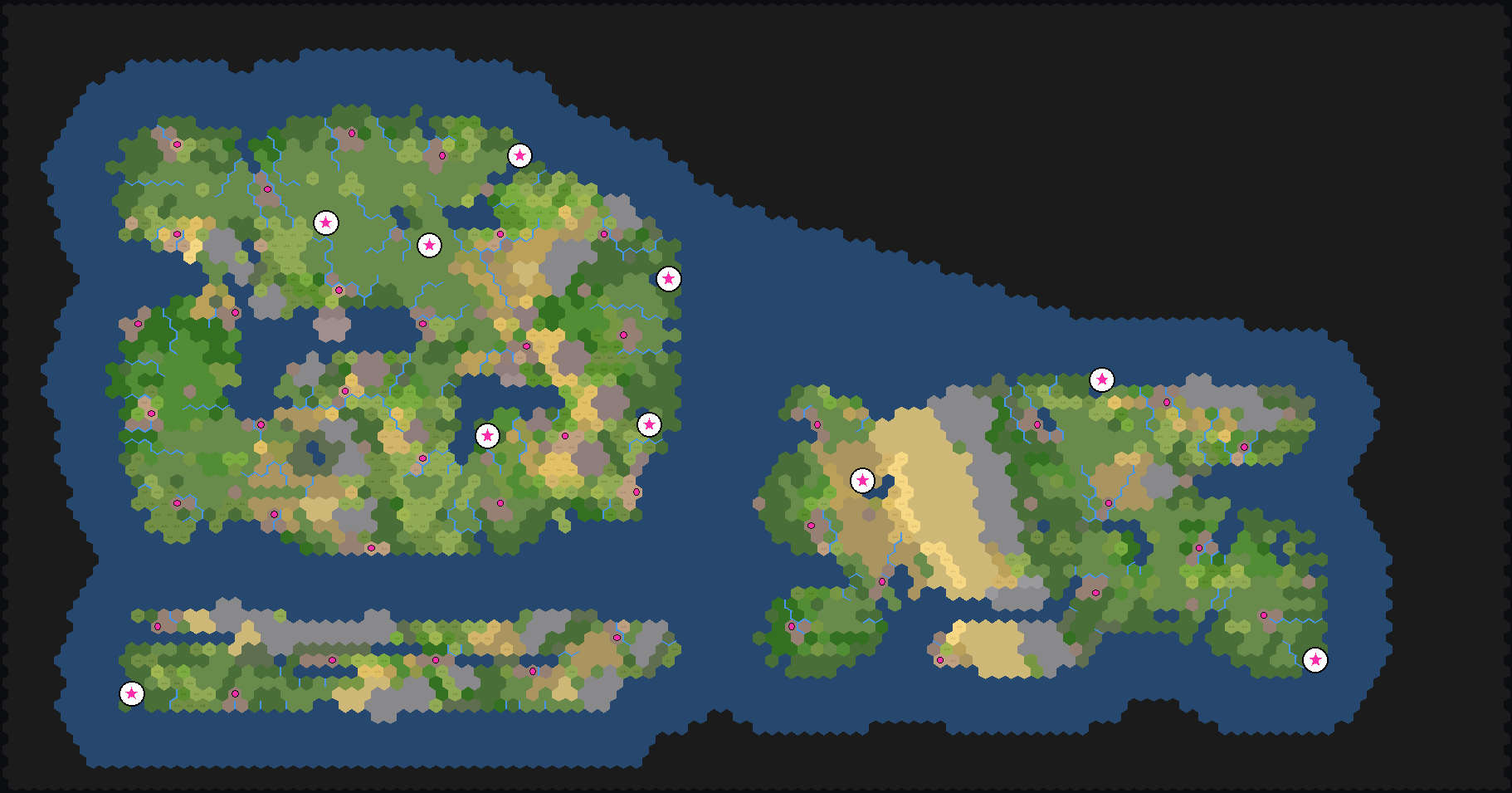 Multiple Continents sample