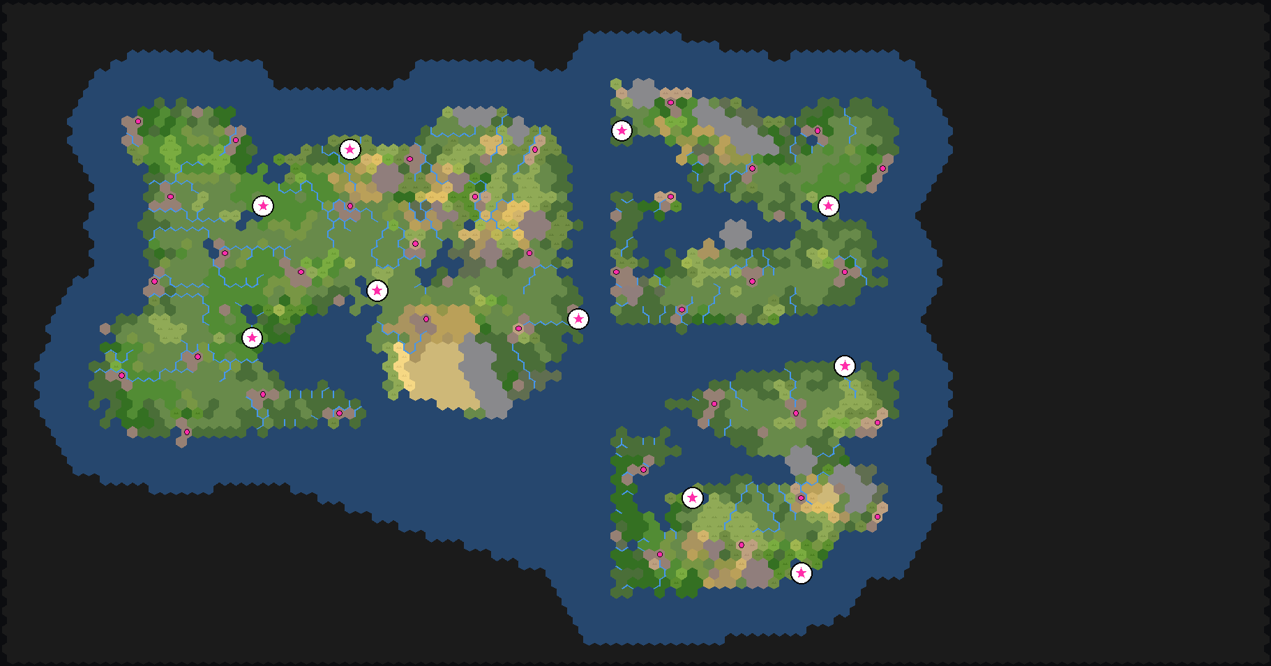 Multiple Continents sample