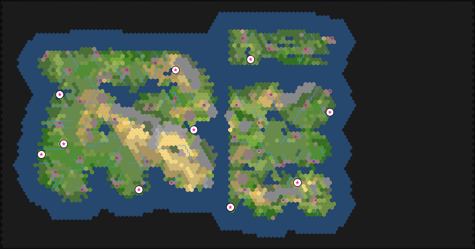 Multiple Continents sample